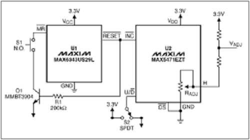 使用數(shù)字電位器是數(shù)字控制的可變電阻器件？